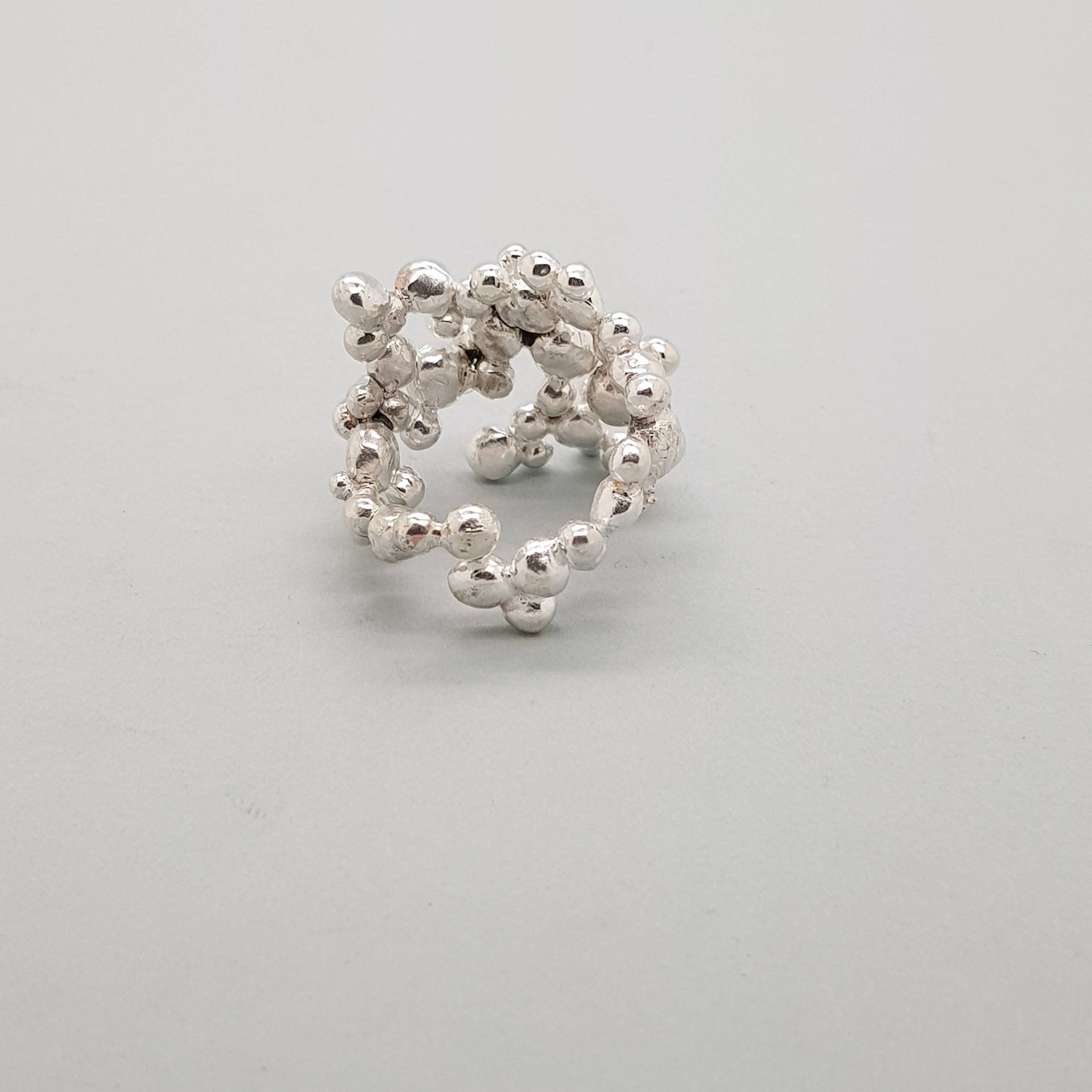 ALEGRIA B. - Wholesale Cocktail/Statement Ring - LARGE STERLING SILVER RING1