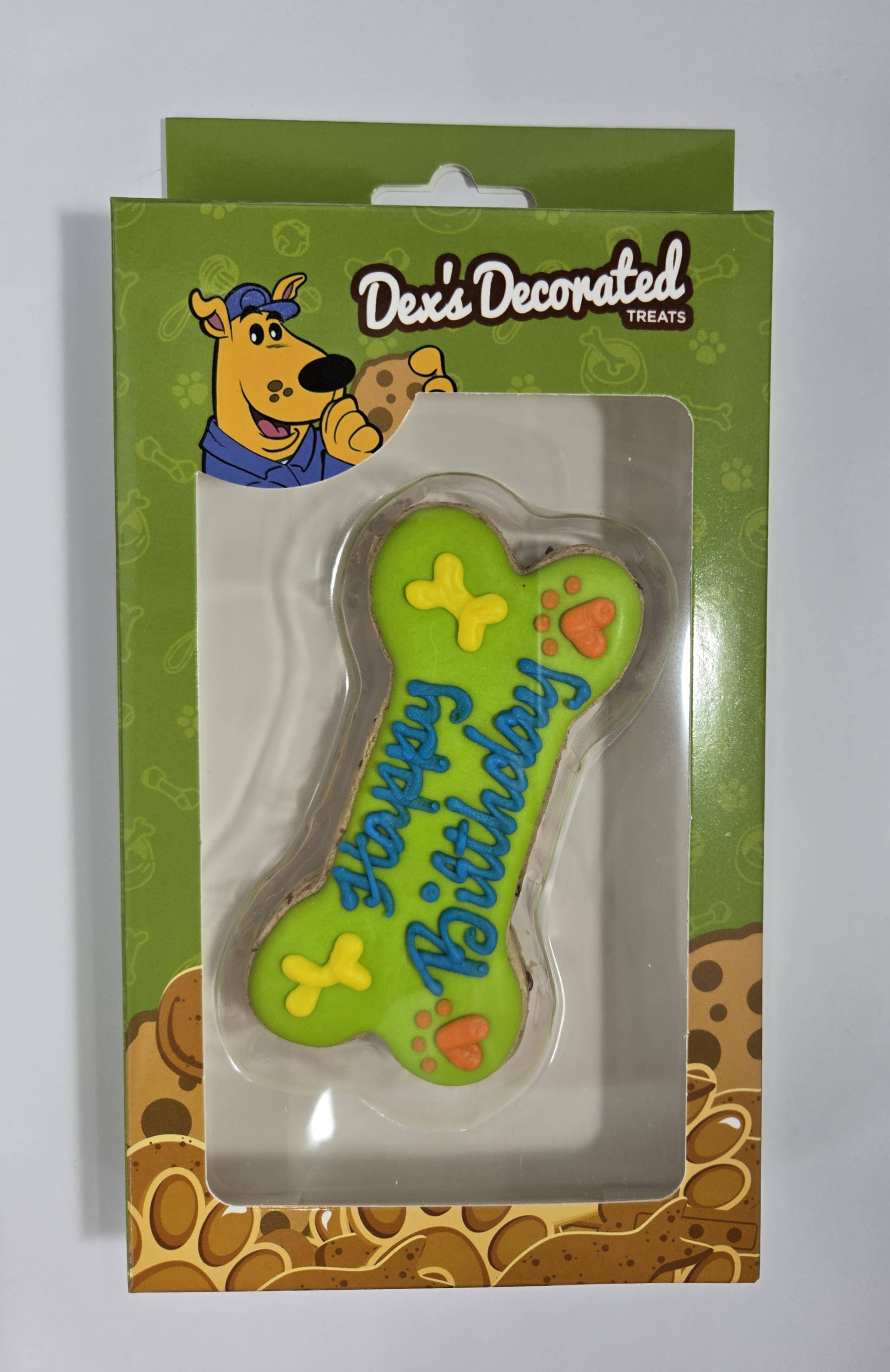 The Doggie Express - Wholesale Pet Treats - Dog - Large Happy Birthday Bone - Packaged2