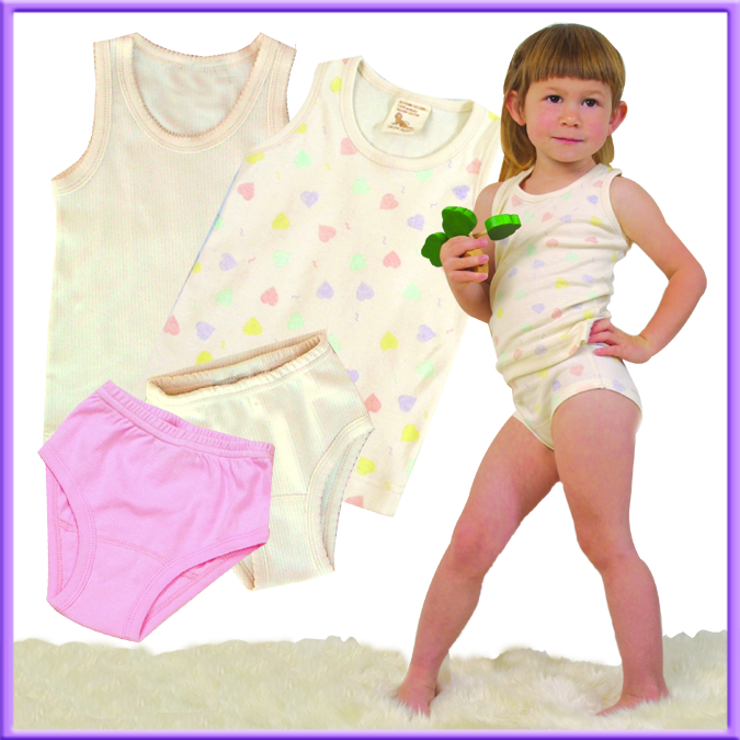 Healthy Body Head To Toe - Wholesale Tank Top - Kids - Organic Cotton Tank Tops for Youngsters 1-8 years0