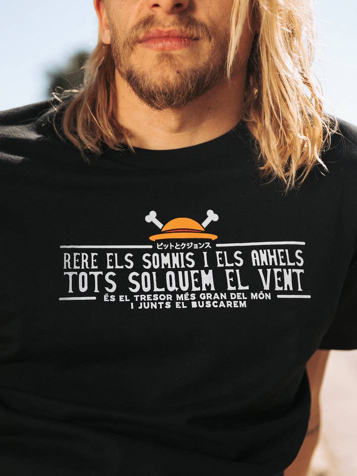 One Piece - Rere els somnis i els anhels, tots solquem el vent. for wholesale by Pit i Collons