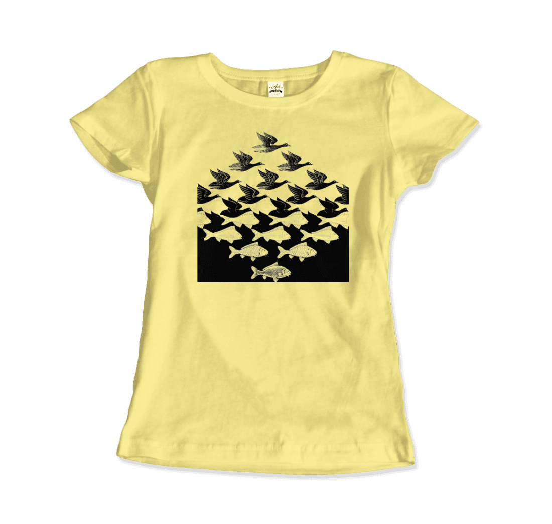Art-O-Rama Shop - Wholesale T-Shirt (Graphic) - Unisex - MC Escher Sky and Water I Art T-Shirt10