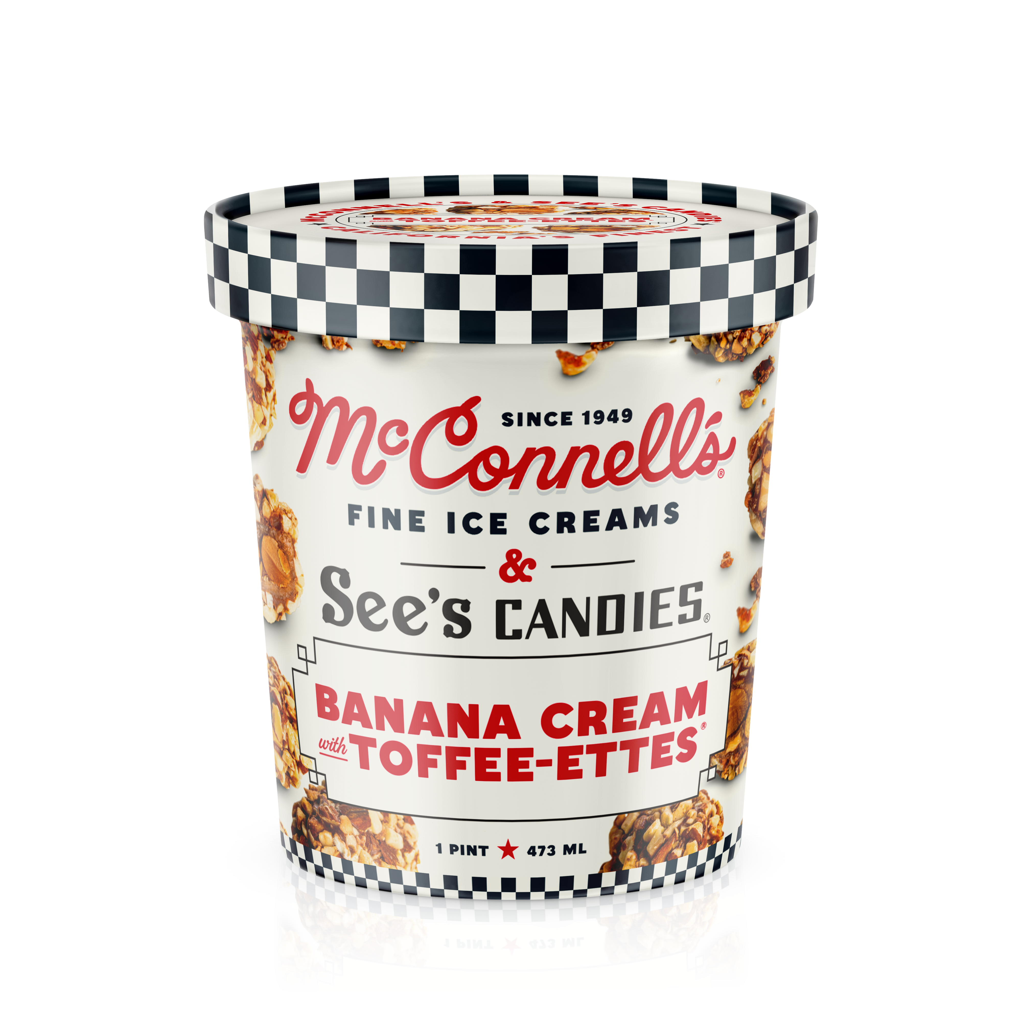 McConnell's Fine Ice Creams - Wholesale Ice Cream/Sorbet - Banana Cream with Toffee-ettes1