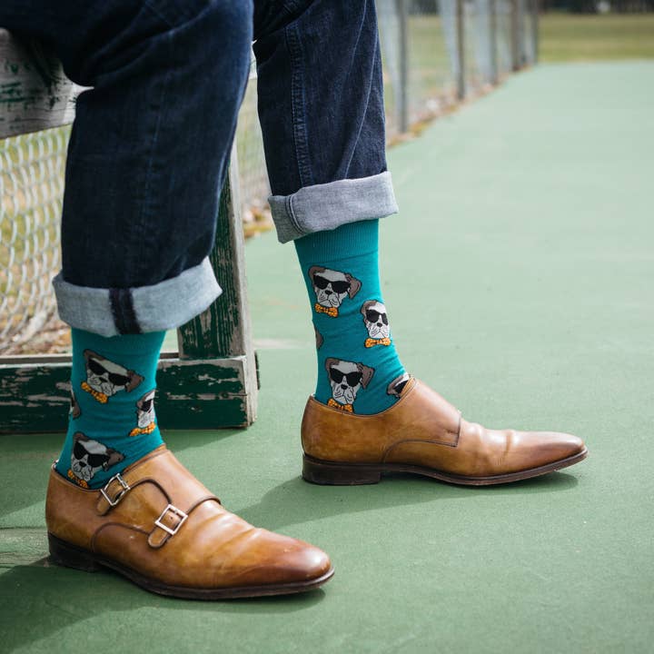 Good Luck Sock - Wholesale Socks - Men's - Men's Dapper Dog Socks1