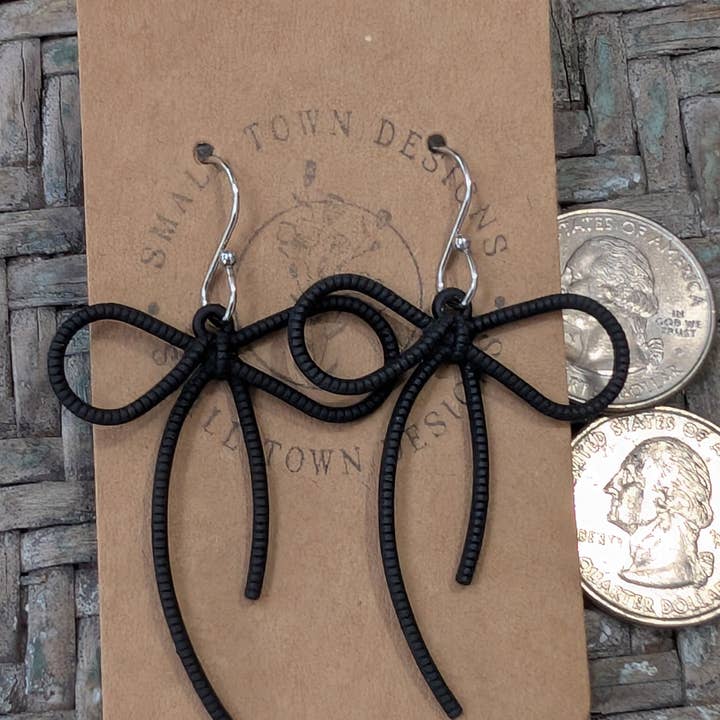 Small Town Designs - Wholesale Dangle Earrings - Bow Dangles6