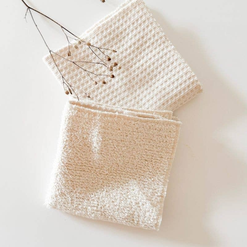 Maison Sauvage – Engroshandel Køkkenhåndklæde – Økologisk bomulds klud til flere formål, 2 stk.4