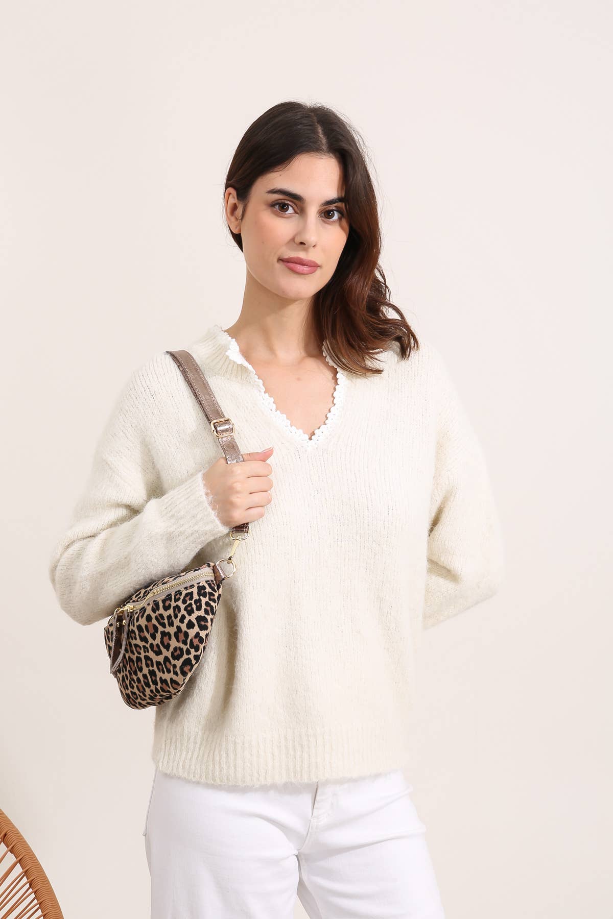 Cherry Paris - Wholesale Belt Bag - Women's - ROSA LEOPARD Bag - 4135B18