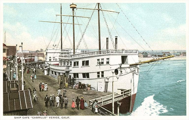 Found Image Press - Wholesale Art Print - Art Print LA-105 Ship Cafe, Venice, California0