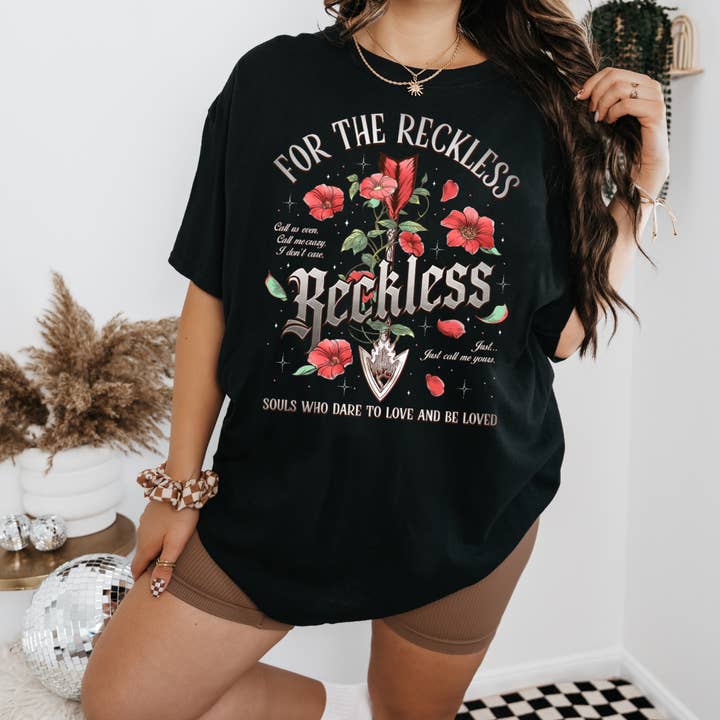 Vintage Rebels - Wholesale Screen printed t-shirt – Women′s - RECKLESS GRAPHIC TEE