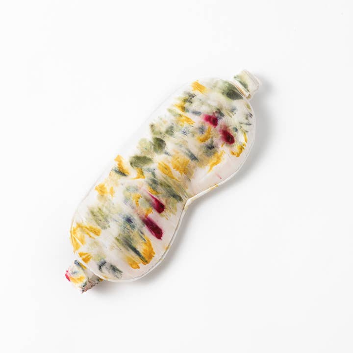 DYE KWEEN - Wholesale Sleep/Eye Mask - Abstract Botanically Dyed Silk Sleep Mask5