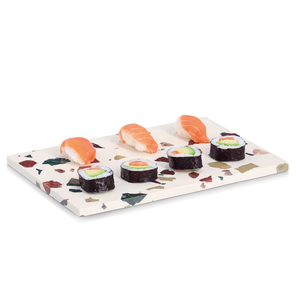 Zeller Present - Wholesale Serving Tray - Serving platter, terrazzo2