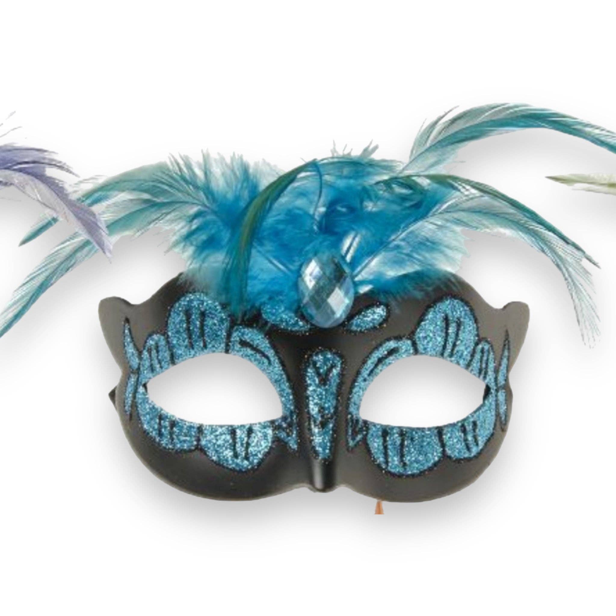 Kinky Pleasure - Vendita all'ingrosso Costume di carnevale - Unisex - Power Escorts - BR248 - Maschera d’amore veneziana di lusso con diamante - 6 colori4
