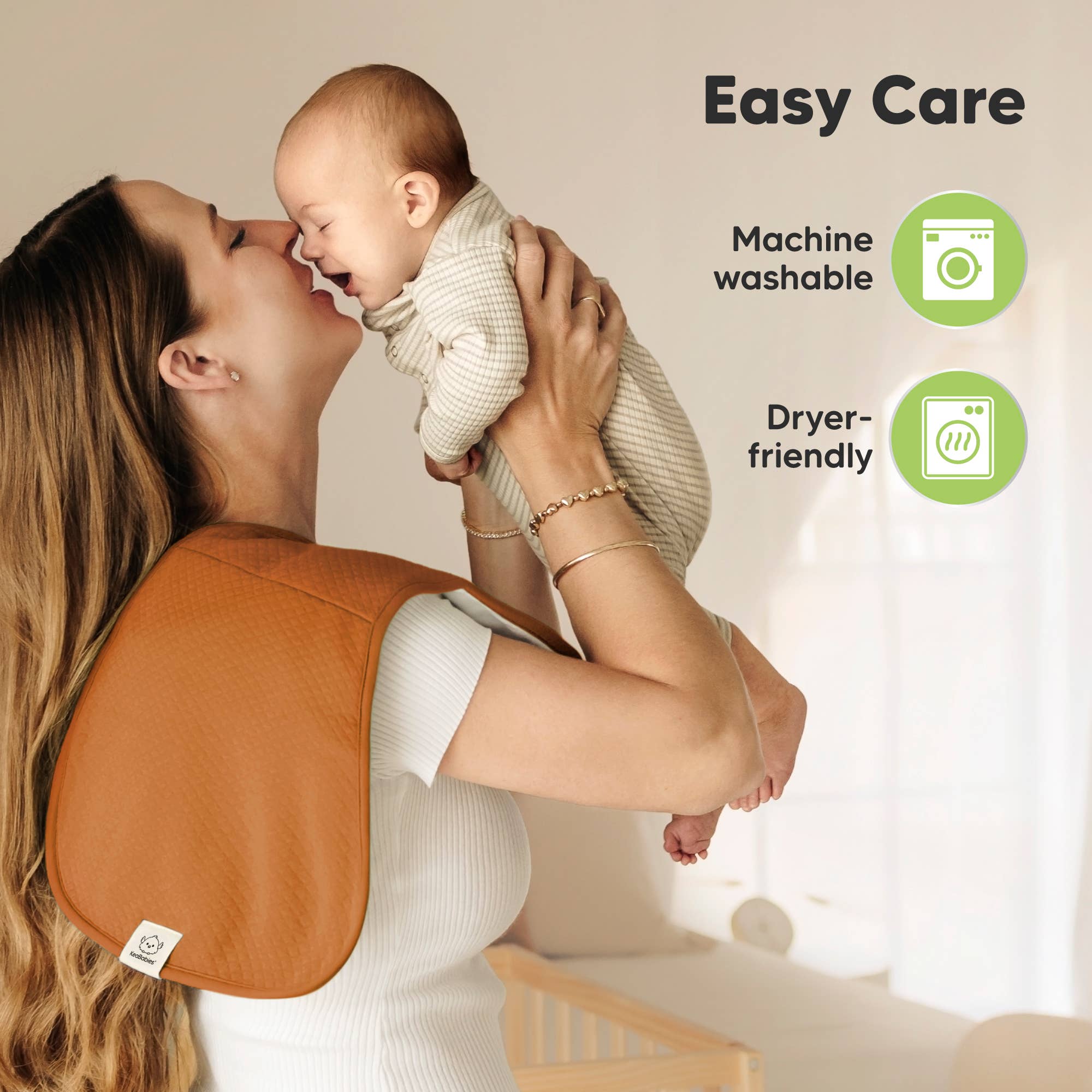 Jager Quin babyspuugdoekjes, set van 5 stuks, zachte oprispdoeken voor baby's voor groothandel op Faire6