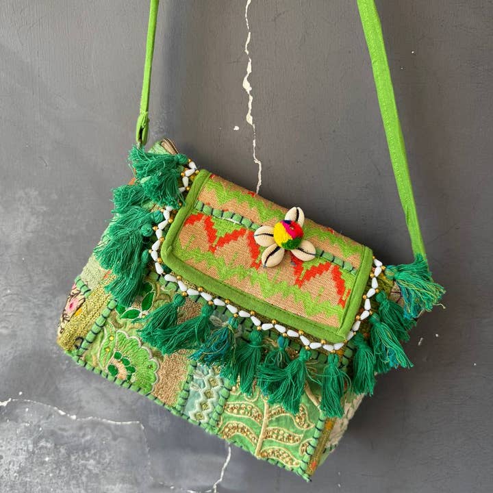 GYPSY STUDIO - Wholesale Shoulder Bag - Women's - Colorful Banjara Purse with Sequin & Thread Work Bag5