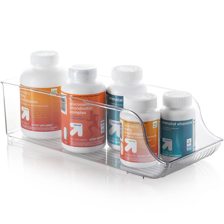 Clear Storage Bins, 13.5" x 5.5" x 3.75" for wholesale by Clara Clark