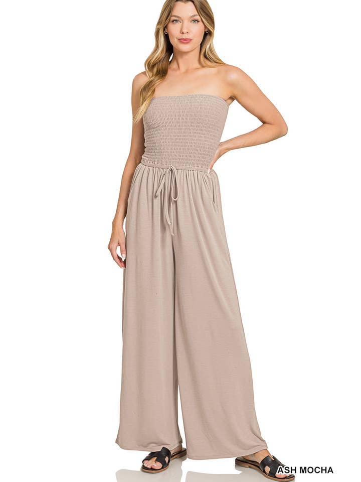 42POPS - Vente Combinaison – femme - Combinaison à smocks avec poches SI-271887