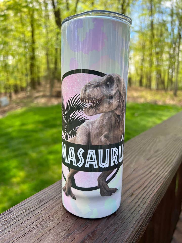 Mamasaurus 20oz Tumbler for wholesale by Frugal Fashionista By Toni