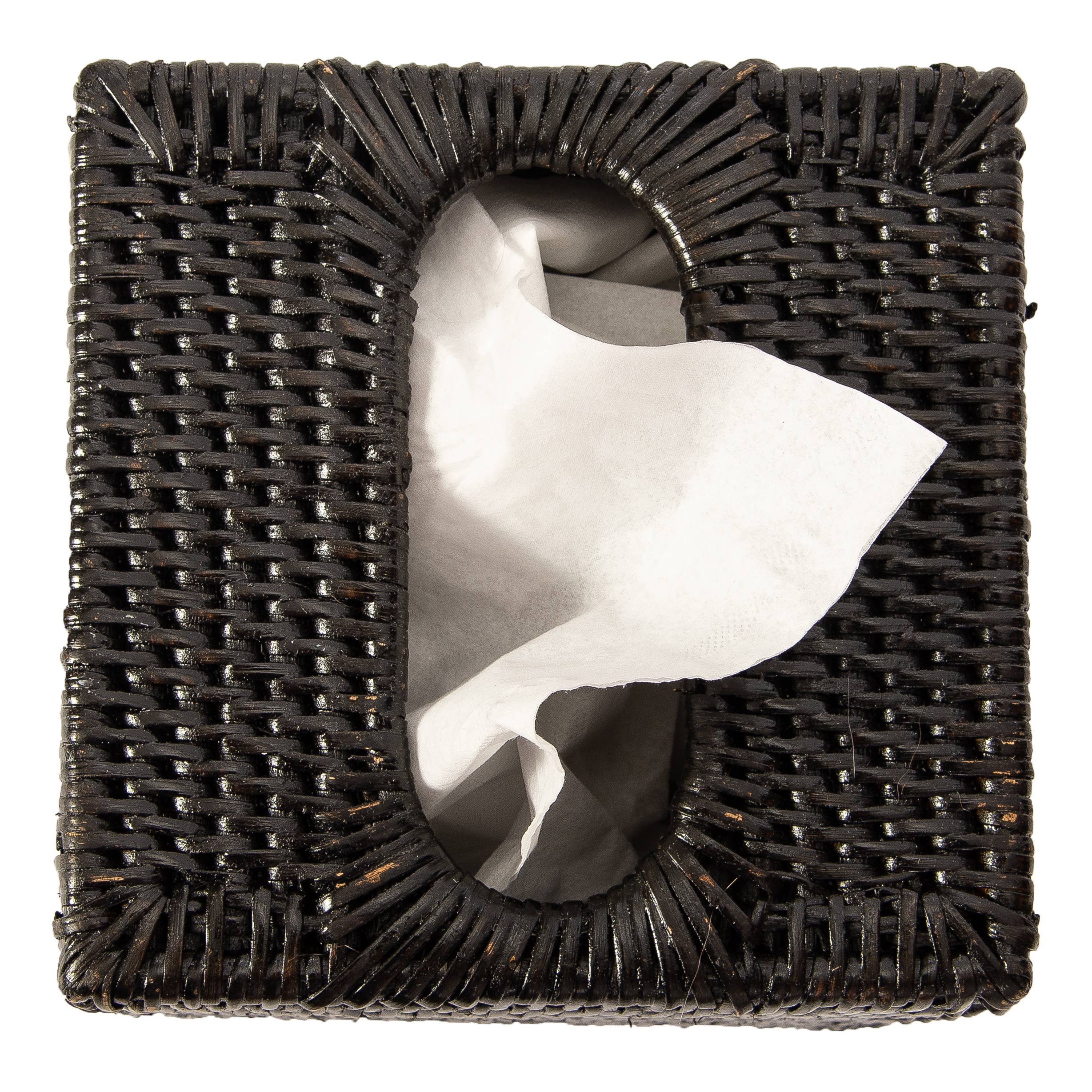 Artifacts Trading Company - Wholesale Tissue Box - Rattan Column Tissue Box Cover – Bathroom Accessory3