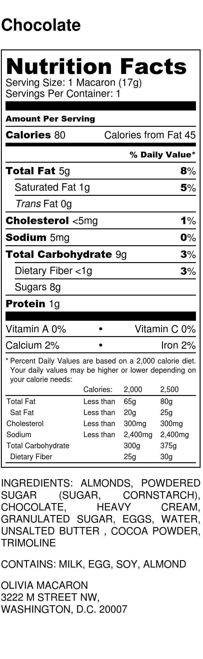 Olivia Macaron - Wholesale Cookie - Chocolate4