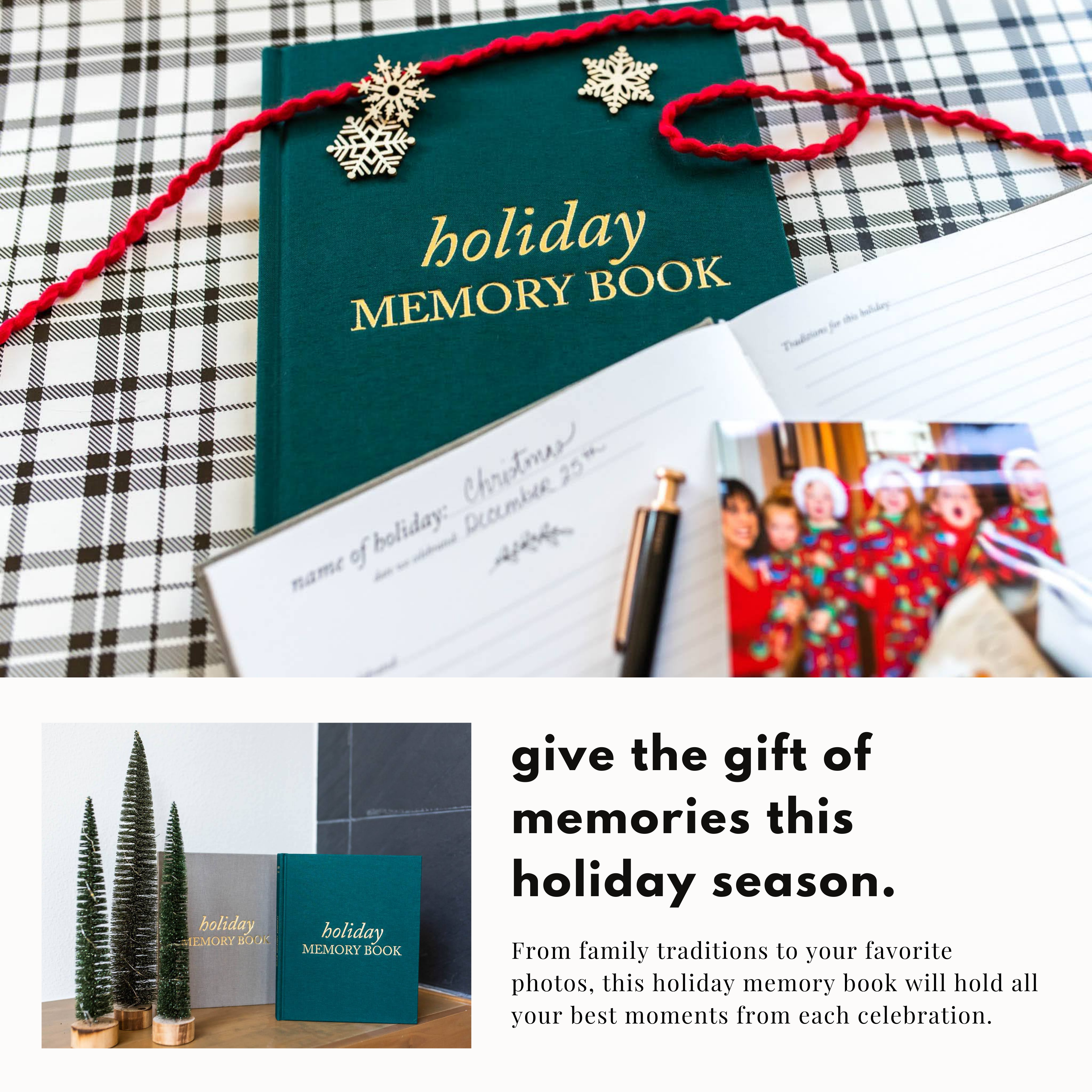 Duncan & Stone Paper Co. - Wholesale Memory Book - Kids & Baby - Holiday Memory Book & Family Keepsake | Christmas Gift11