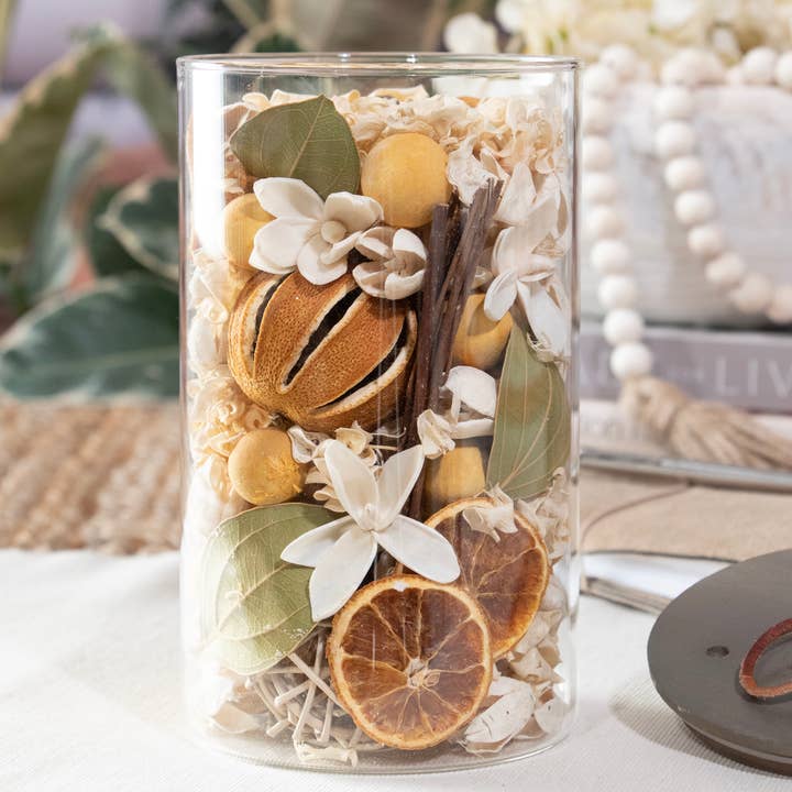 Andaluca – wholesale Potpourri – Lemon Zest & Thyme Potpourri Jar1