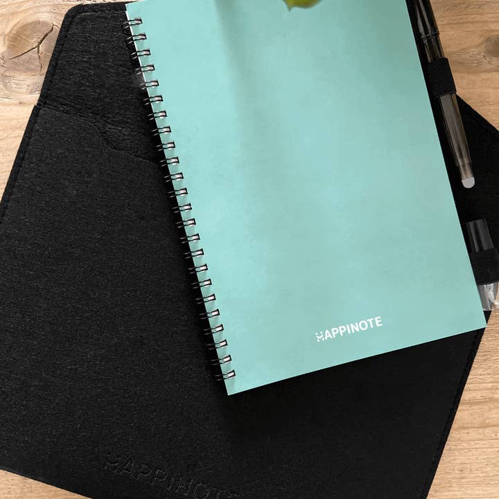 Happinote - Wholesale Notebook - A5 Notebook Sleeve - Black1