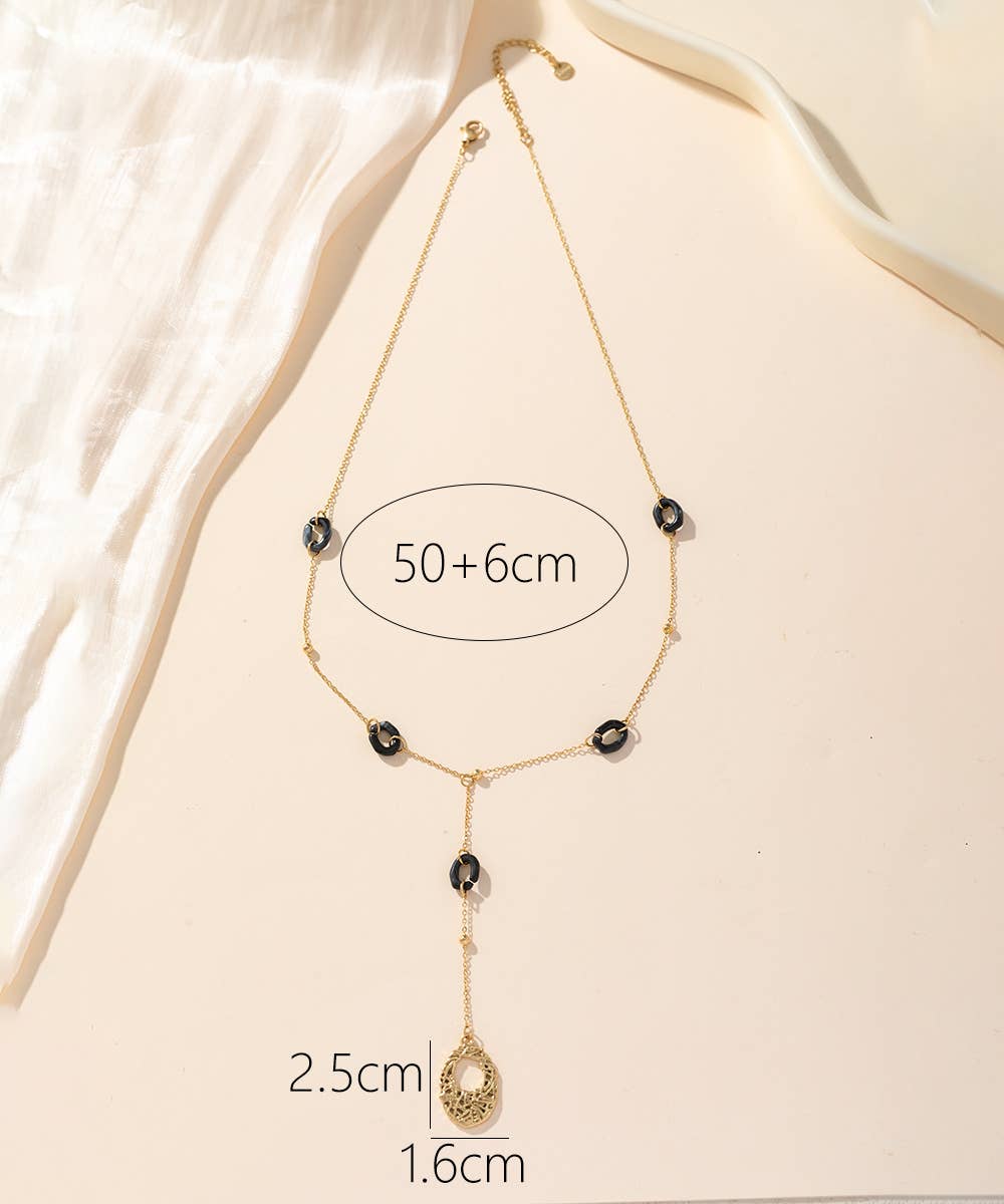 Blossom bijoux - Vente Sautoir et collier en Y - Collier Y Acier 24CCA0123