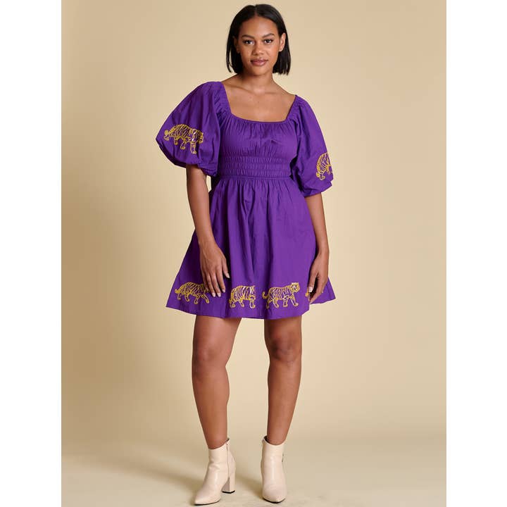 The Puff Sleeve Dress | LSU for wholesale by Stewart Simmons