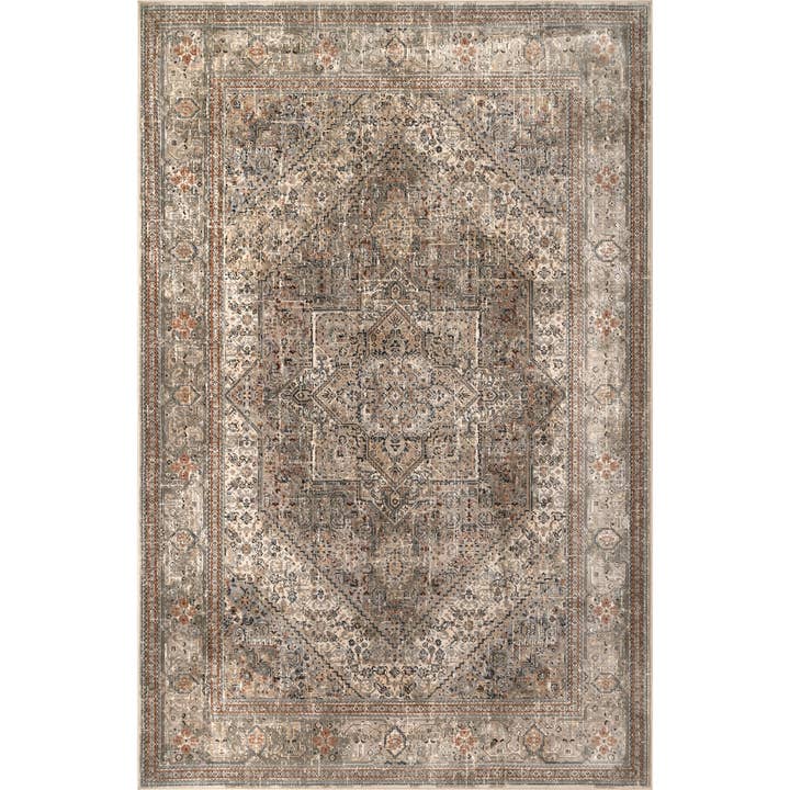 Carol Traditional Medallion Area Rug for wholesale by nuLOOM