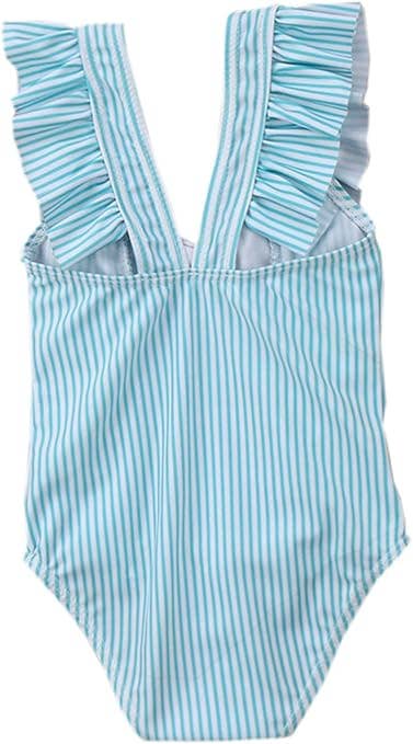 Fennco Styles - Wholesale One Piece Swimsuit - Baby - Ruffle Striped One-Piece Baby Swimsuit6