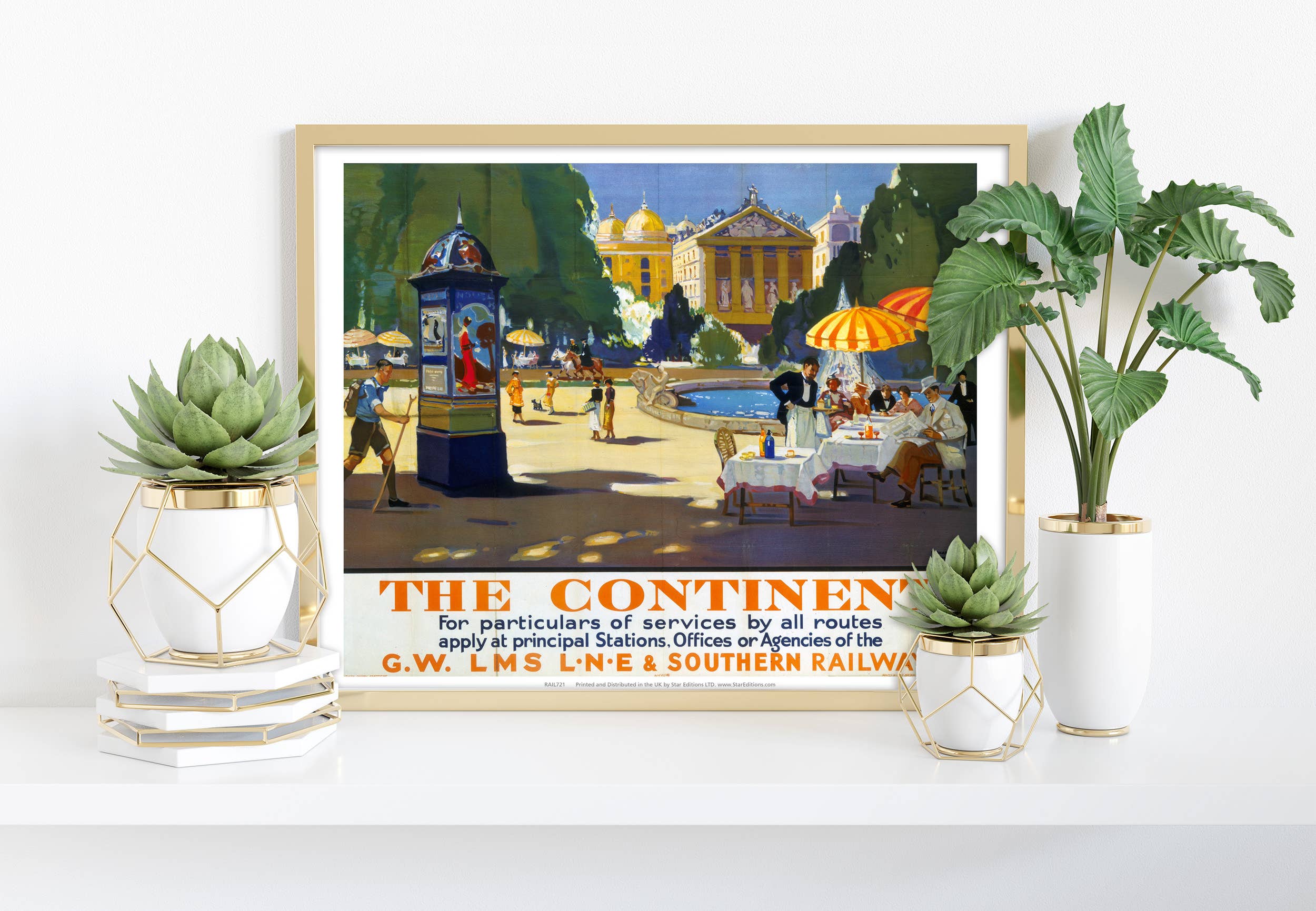 Star Editions – wholesale Art print – The Continent Fountain - Gw Lms And Southern - Art Print0