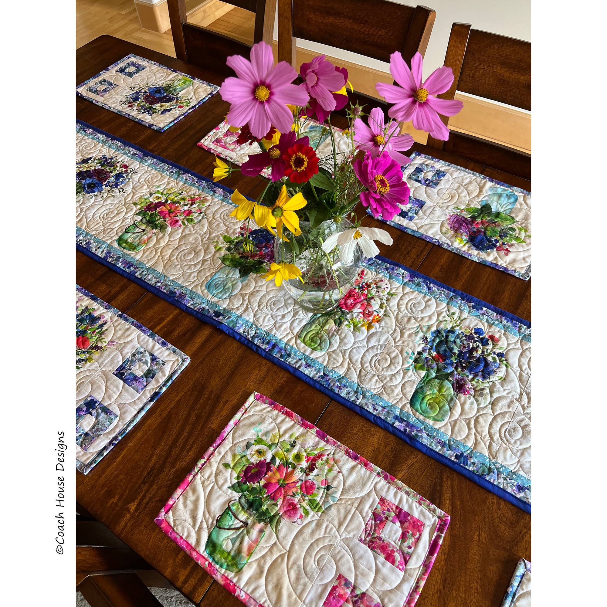 Coach House Designs - Wholesale Quilt - Flowers for Your Table Quilt Pattern2