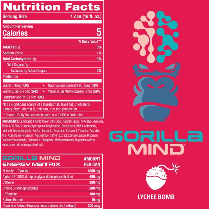 Campus Protein - Wholesale Sports/Energy Drink - Gorilla Mind Energy Drink22