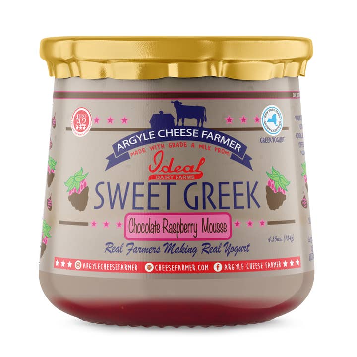 Argyle Cheese Farmer - Wholesale Cheese - Argyle Cheese Farmer Sweet Greek 4.35 oz. Yogurt2