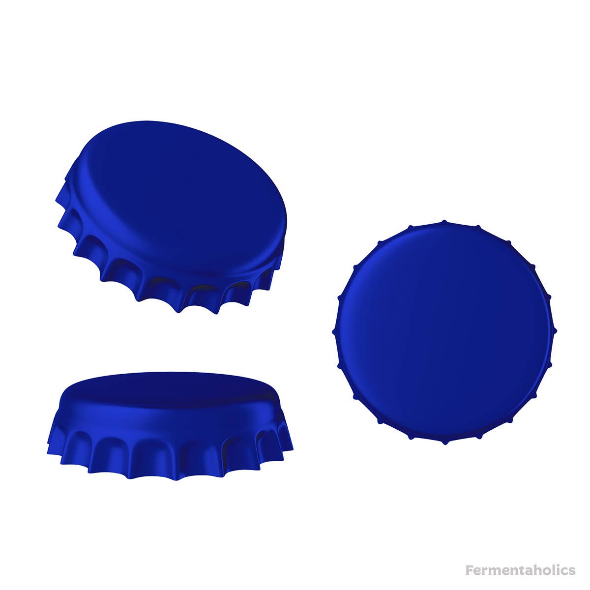Fermentaholics - Wholesale Bottle/Wine Opener - Fermentaholics Blue Beer Bottle Caps - 144 Count7