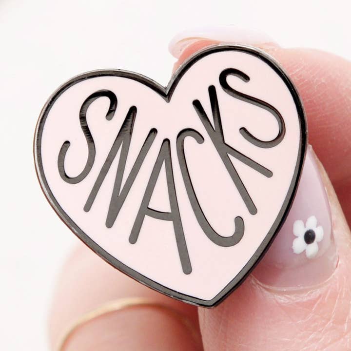 Heart Snacks - Enamel Pin and other Purchase Wholesale heart pins. Free Returns & Net 60 Terms on Faire trending on Faire.