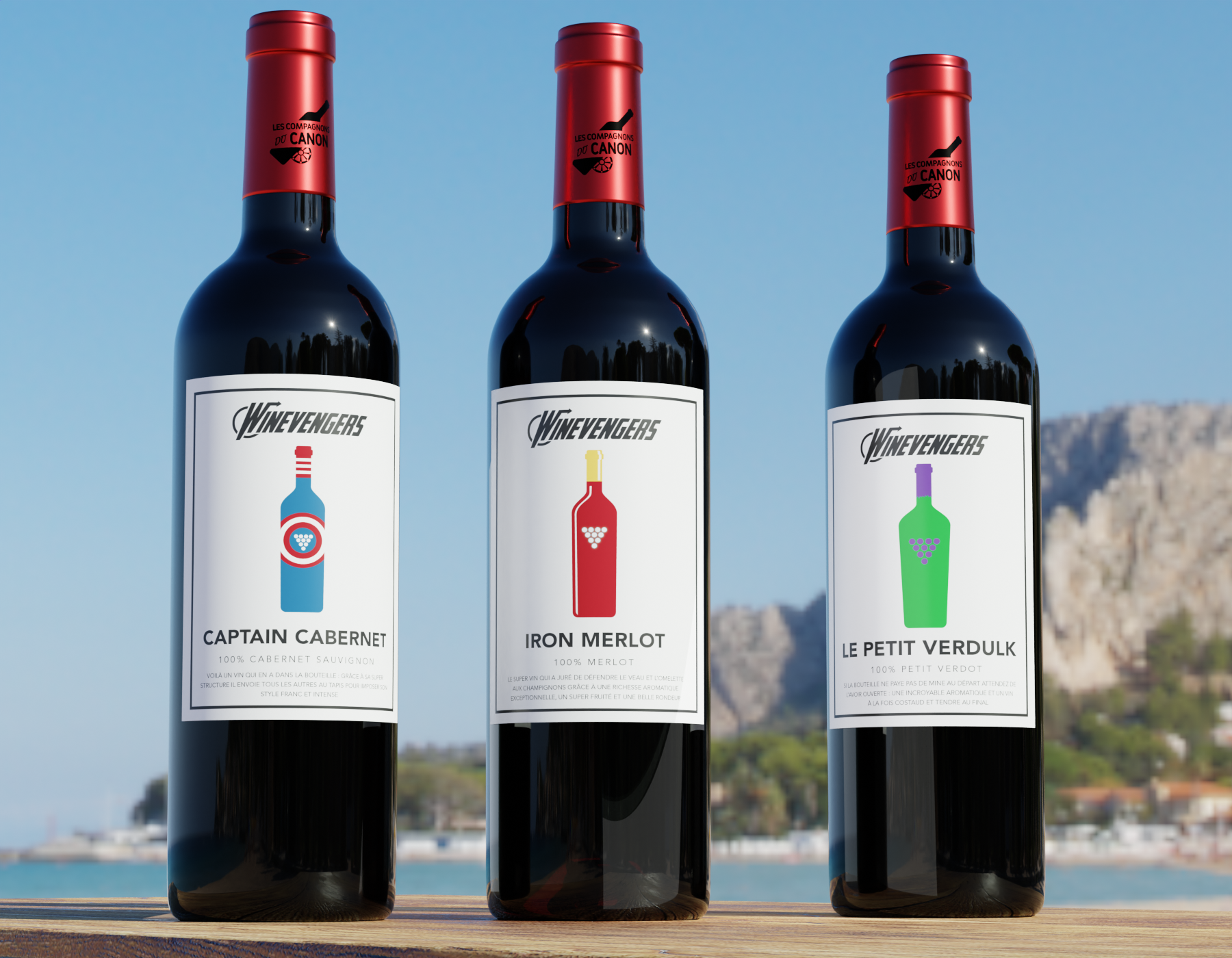 Les Compagnons du Canon - Wholesale Red Wine - Iron Merlot 20195