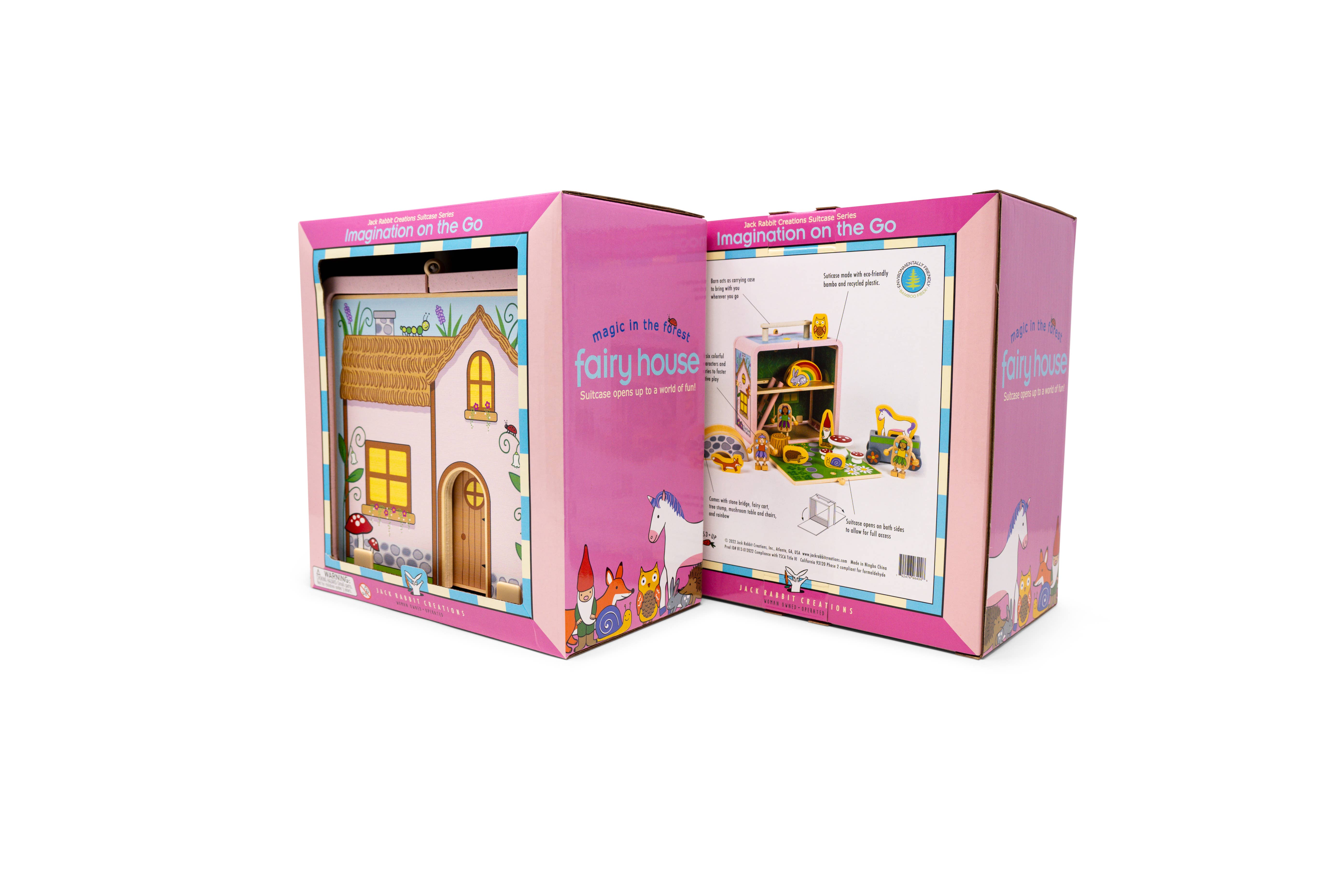 Jack Rabbit Creations - Wholesale Toy set – Kids - Suitcase Series: Fairy House2
