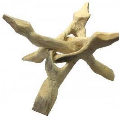 Soporte para trípode de madera, 4 pulgadas para venta al por mayor de The Reiki Shop