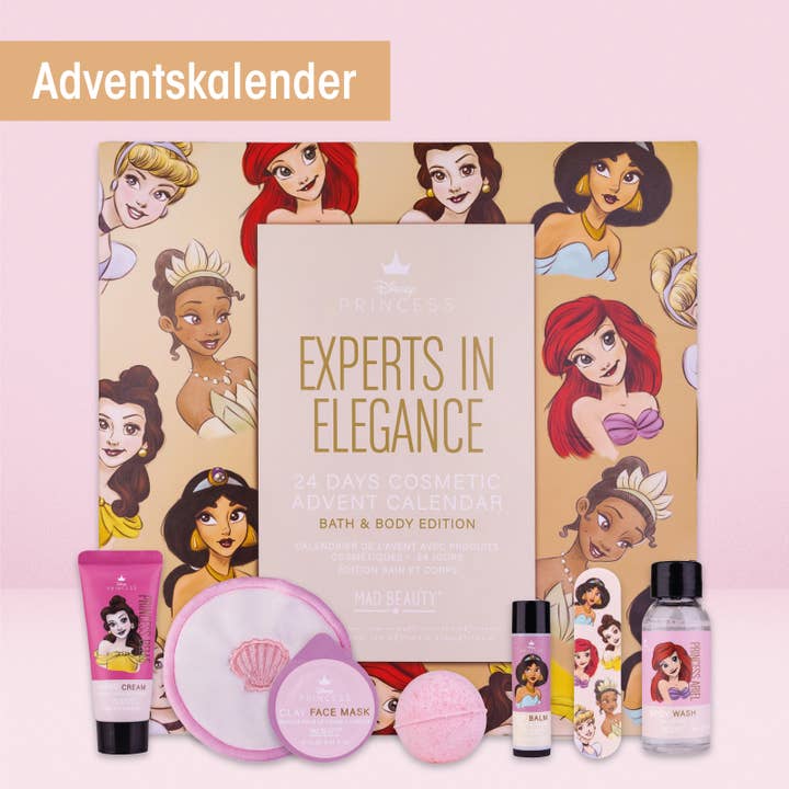 Accentra - Vente Set de bain et corps - Calendrier de l'Avent Disney Princess pour enfants
