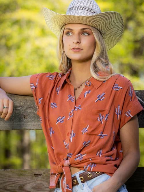 The Saguaro Sunset (CRWW027-001-240) for wholesale by Cotton & Rye Outfitters