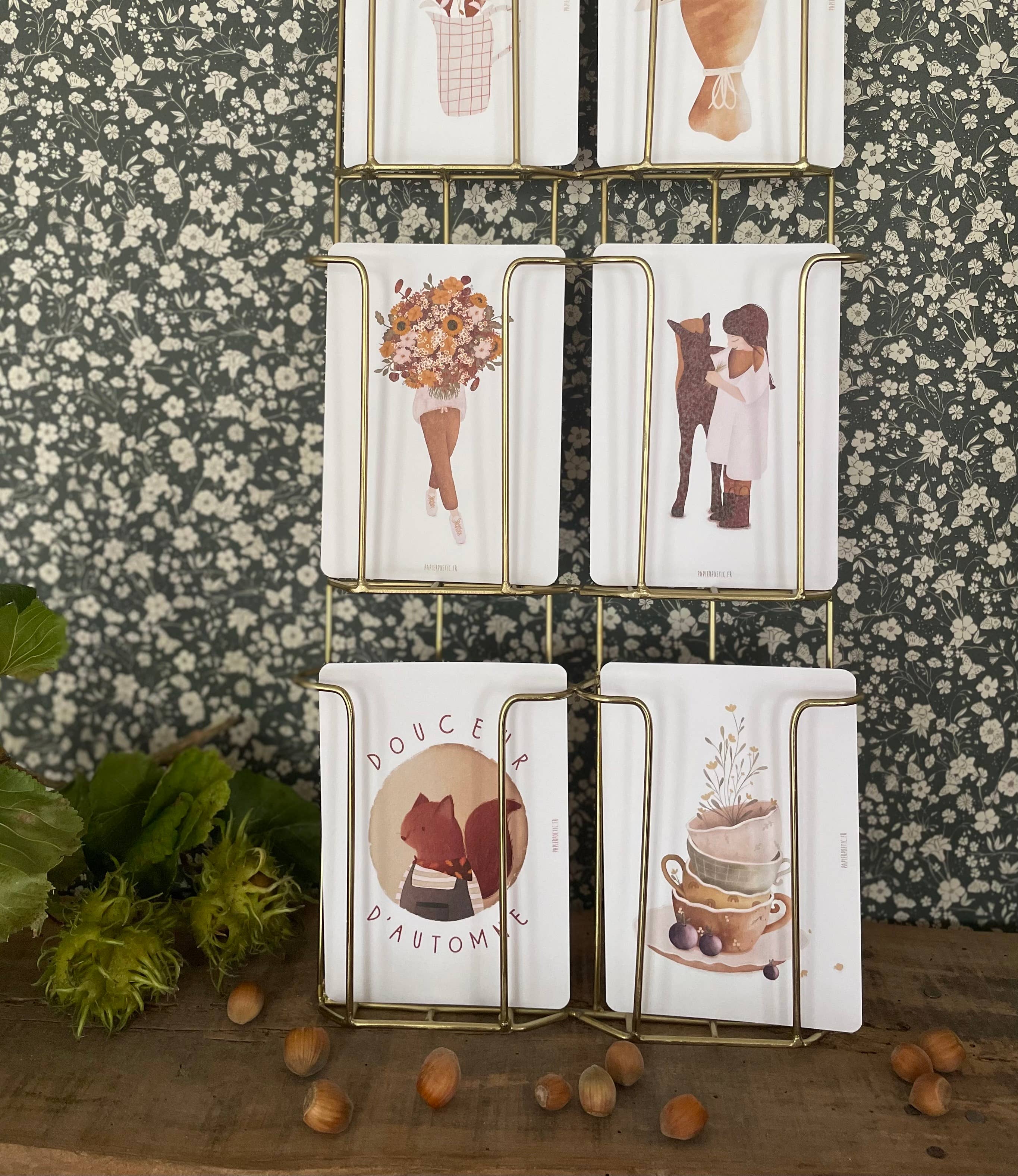 Papier Poetic - Wholesale Everyday Greeting Card - Postcard / Card "Autumn Softness"1