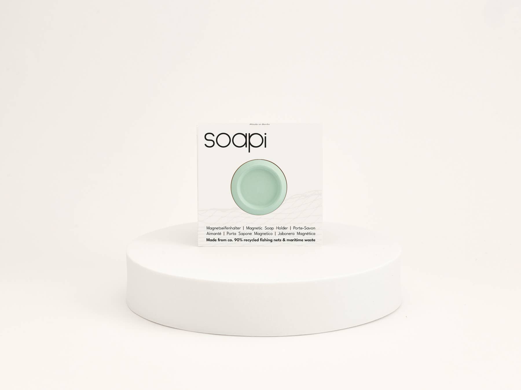 Soapi – wholesale Bath soap dish – Soapi Magic Soap Holder: made from 90% recycled fishing nets5