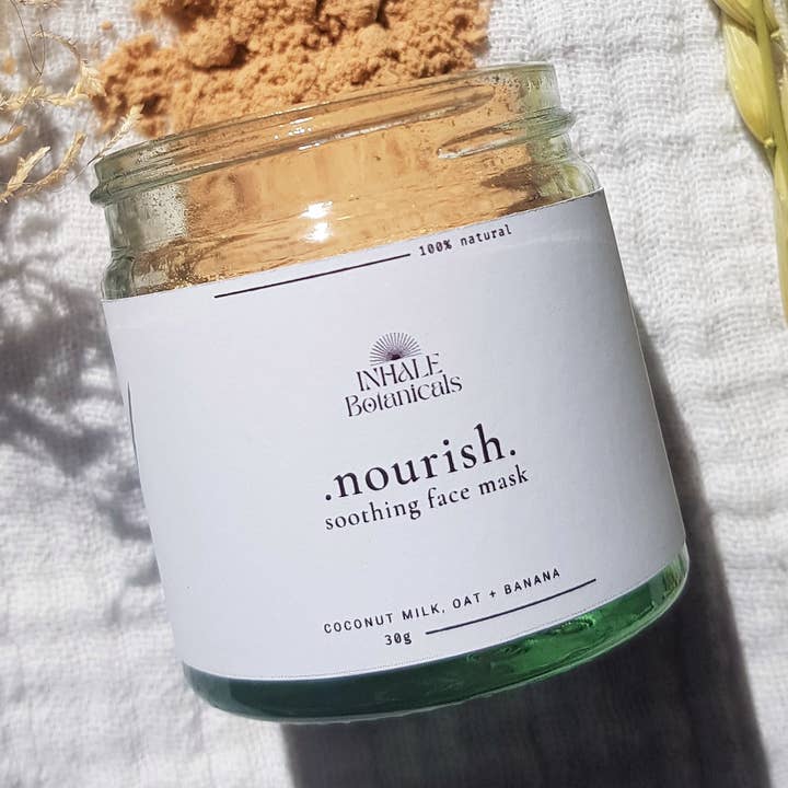 Inhale Botanicals - Wholesale Skincare Face Mask - Nourish Soothing Face Mask 30g Jar0