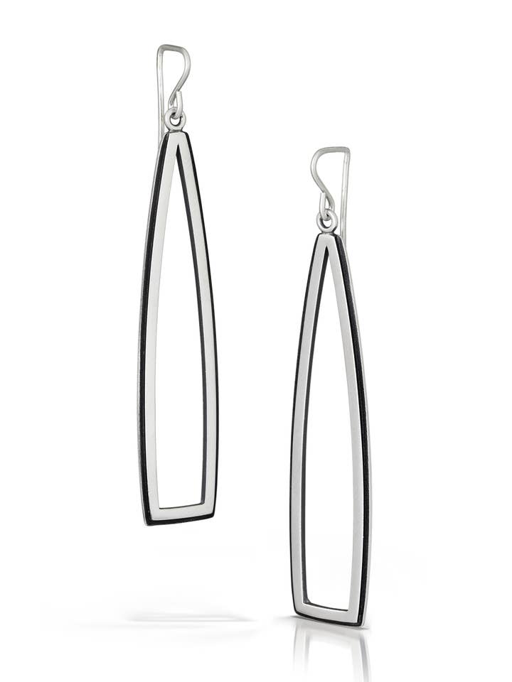 brincos retangulares cônicos por atacado de Emily Shaffer Studio