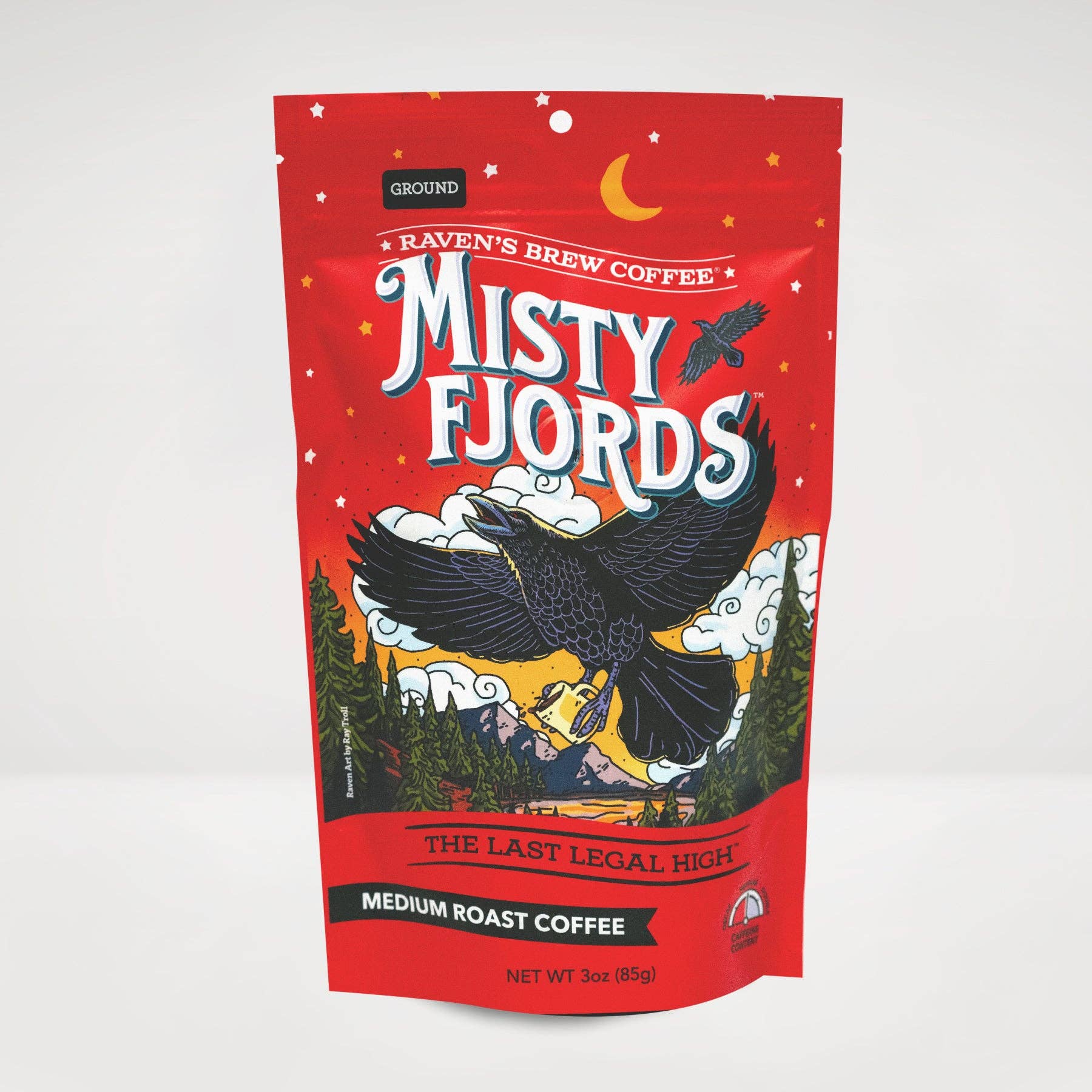 Raven's Brew Coffee® - Wholesale Ground Coffee - Misty Fjords™ Coffee - 3oz0