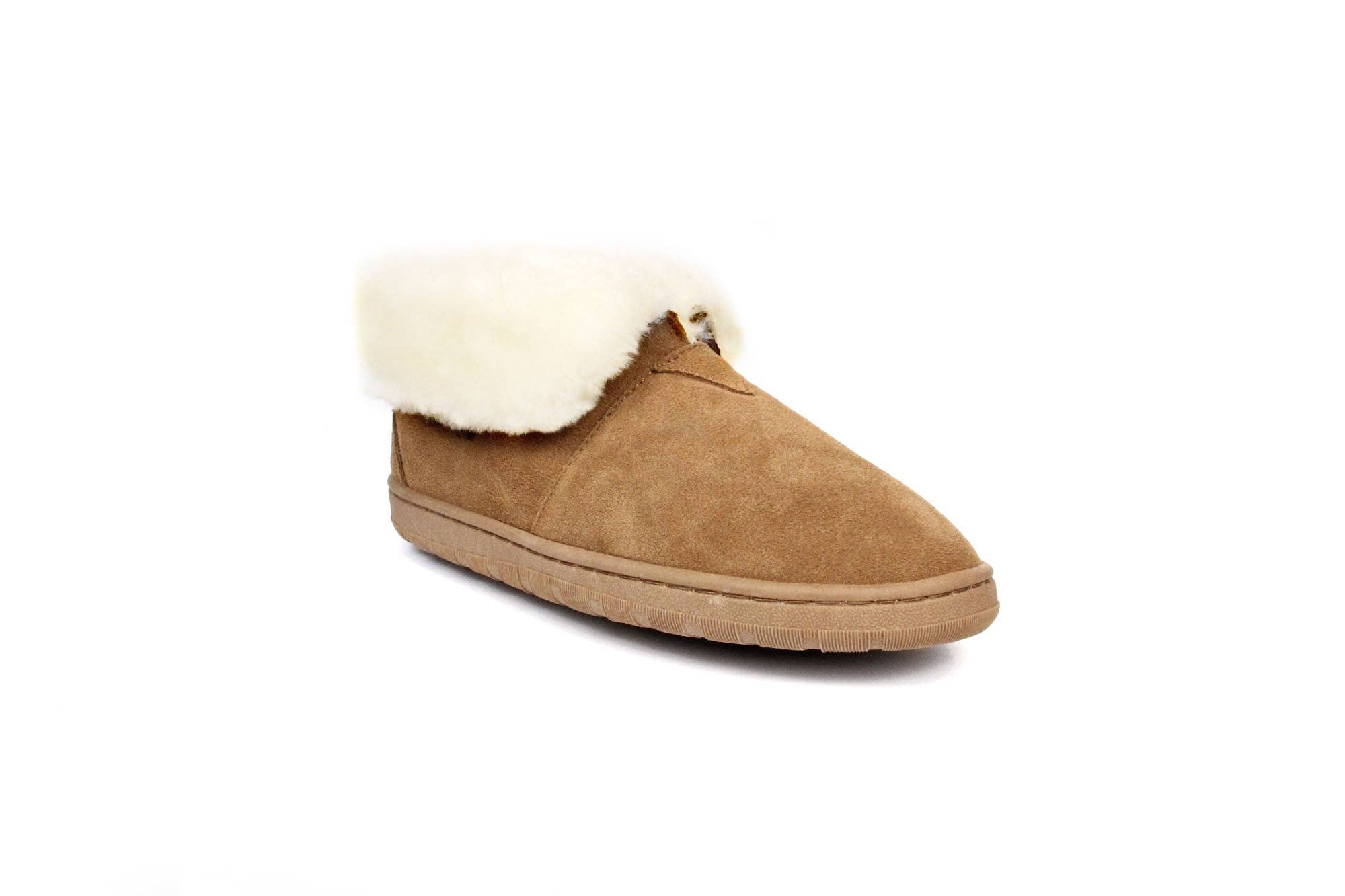 SuperLamb Footwear - Wholesale Laarsjes - Dames - originele Fold Down Bootie - Chestnut1