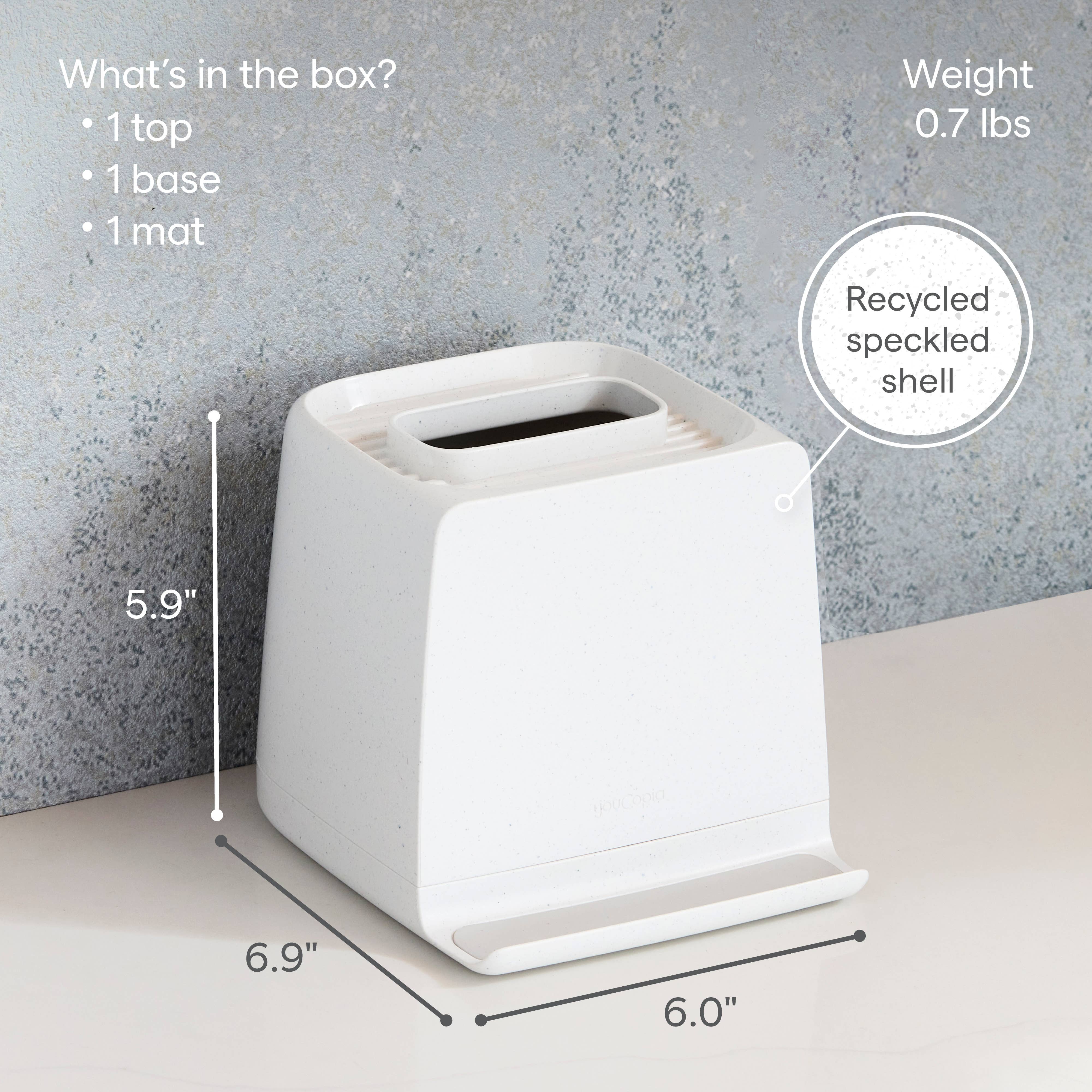 YouCopia - Wholesale Tissue Box - The Ledge™ Tissue Holder, Cube4