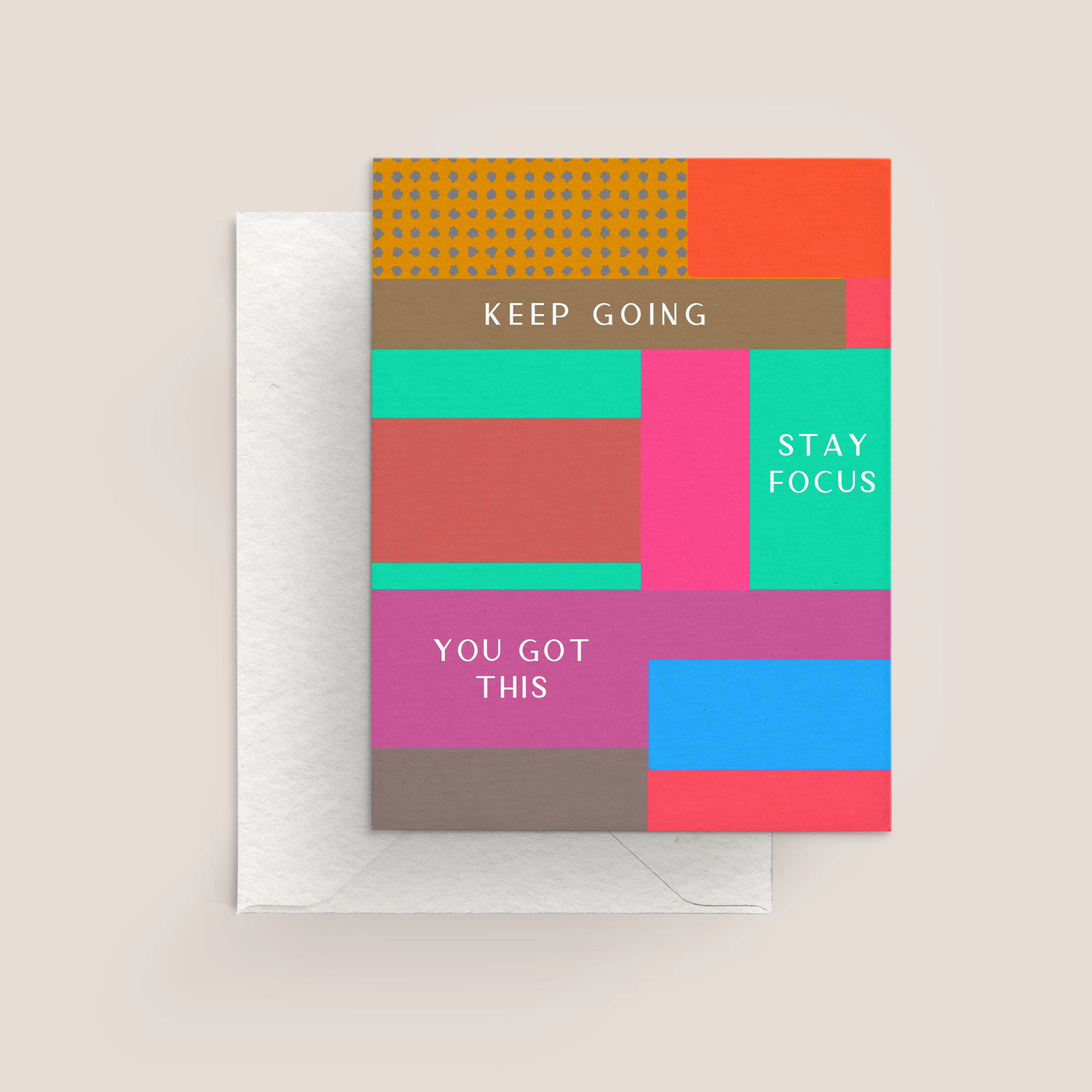 K. Jones - Wholesale Encouragement Card - Keep Going Motivational Card