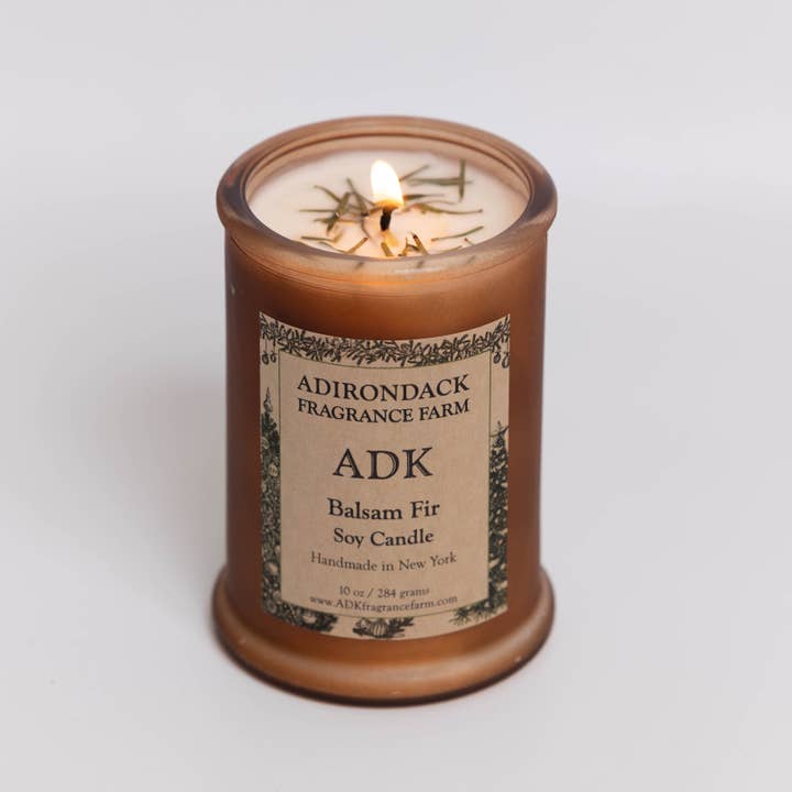 Adirondack Fragrance Flavor Farm - Wholesale Jar/Filled Candle - Balsam Fir Hand-Poured Soy Wax Candle 4.5oz|10oz|20oz