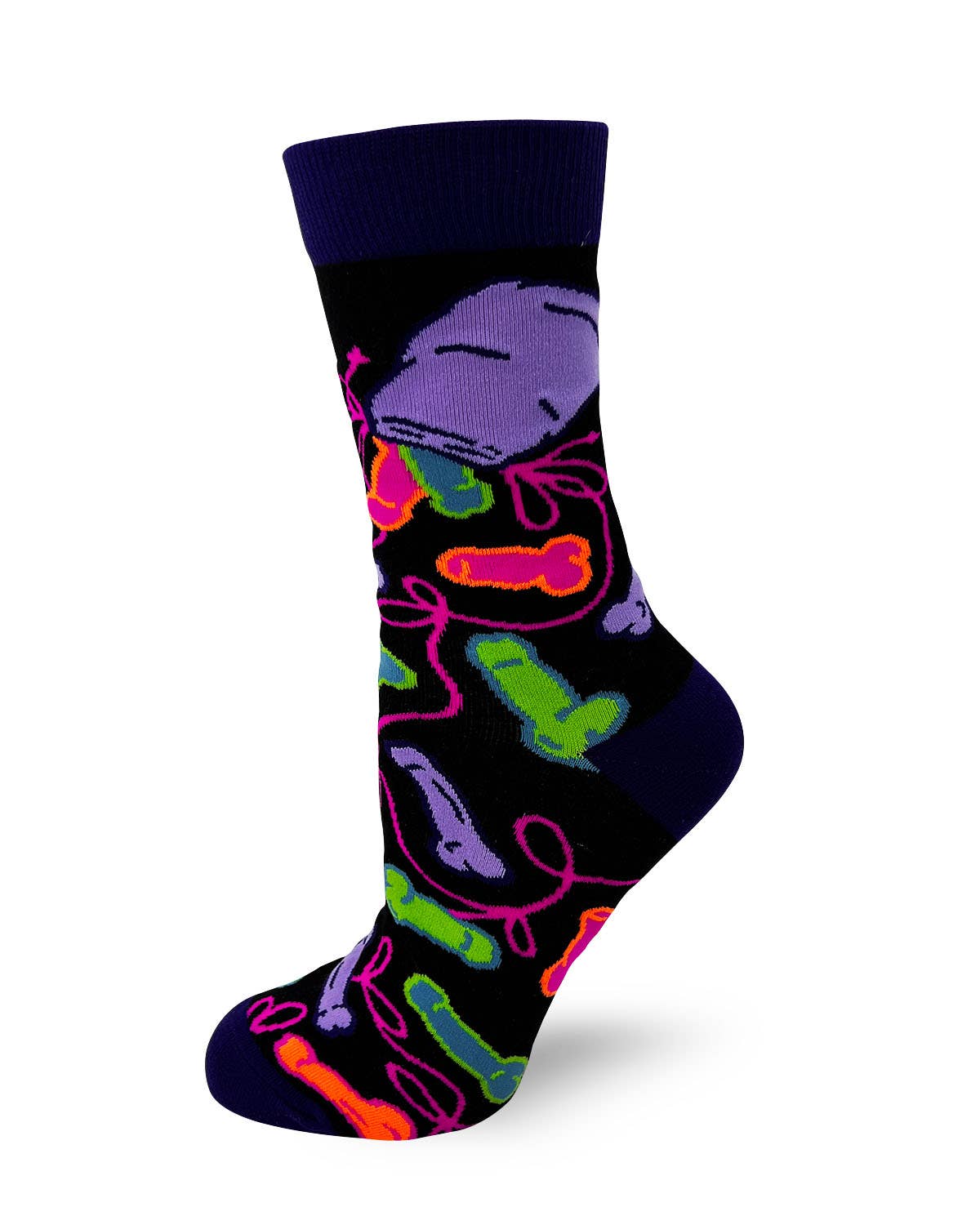 Fabdaz - Wholesale Socks - Women's - Eat a Bag of Dicks Sassy Women's Novelty Crew Socks2